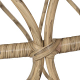 Boho Wicker Rattan Outdoor Brown Coffee Table - Sleep Galleria