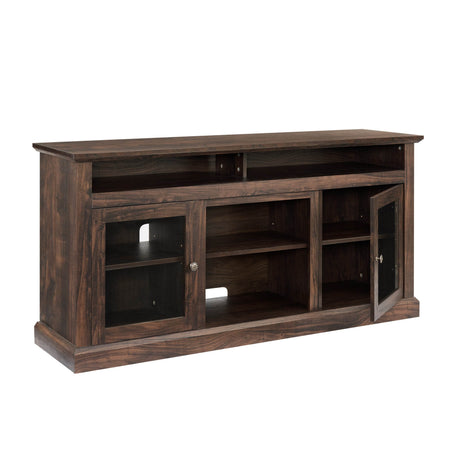 American Traditional Brown MDF TV Stand Console - Sleep Galleria