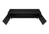 72-Inch Contemporary Brown And Black TV Stand Console - Sleep Galleria