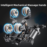2025 A303 Massage Chair Irest System, Full Body with Heat, Zero Gravity, SL Track Shiatsu Recliner with Automatic Body Scan, Footrest Calfrest Exntension (Black)