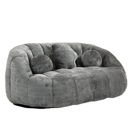 High Density Foam Chenille Bean Bag Lounge Chair - Sleep Galleria