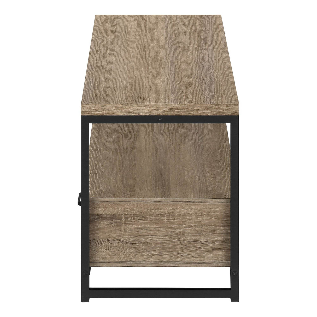 48-Inch Modern Taupe Wood Look TV Stand Console - Sleep Galleria