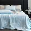 Cooling Blanket Cold Technology Bedding Summer Patchwork Quilts Soft Fashion INS Japan&Korean Green Cold Throws AB Side