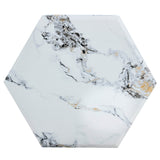 Hexagonal MDF Modern Stand-Up Coffee Table - Sleep Galleria