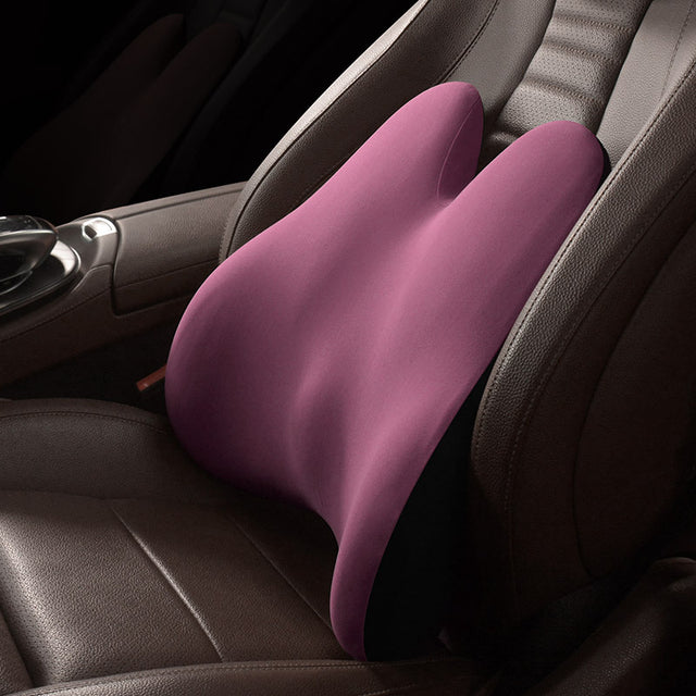 Car Back Pillow Lumbar Support Seat Cushion Car Neck Pillow Memory Foam Ergonomics Car Pillows for Driver Chair Cushion Comfort
