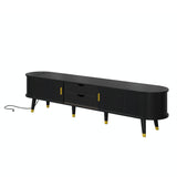 Mid-Century Modern TV Stand And Coffee Table Set - Sleep Galleria