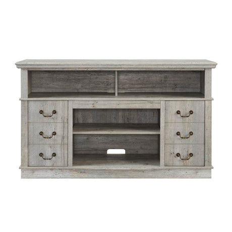 Farmhouse Rustic TV Media Stand With Storage - Sleep Galleria