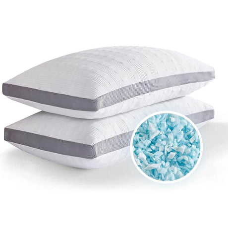 Cooling Memory Foam Cervical Pillow for Adults - Calmora - Sleep Galleria