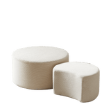 Set of 2 Upholstered Foam Ottoman Coffee Tables - Sleep Galleria