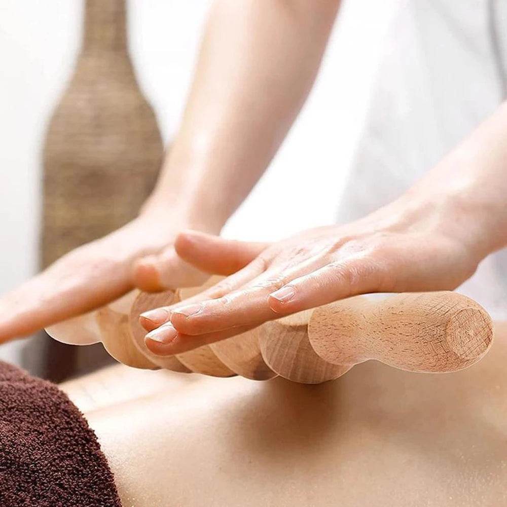 6-Piece Wooden Therapy Massage Tool Set - Sleep Galleria