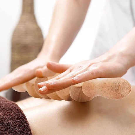 6-Piece Wooden Therapy Massage Tool Set - Sleep Galleria