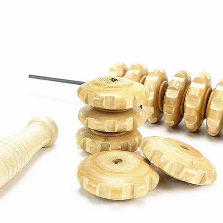 Wooden Bendable Manual Massage Roller Therapy Tool - FITPERT - Sleep Galleria