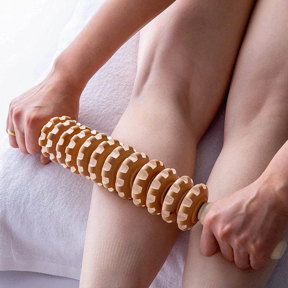 Wooden Bendable Manual Massage Roller Therapy Tool - FITPERT - Sleep Galleria