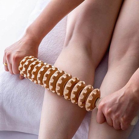Wooden Bendable Manual Massage Roller Therapy Tool - FITPERT - Sleep Galleria