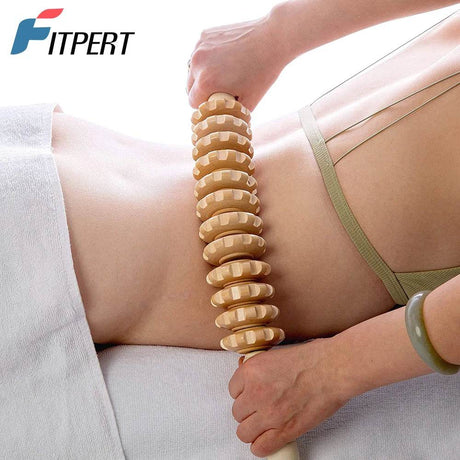 Wooden Bendable Manual Massage Roller Therapy Tool - FITPERT - Sleep Galleria