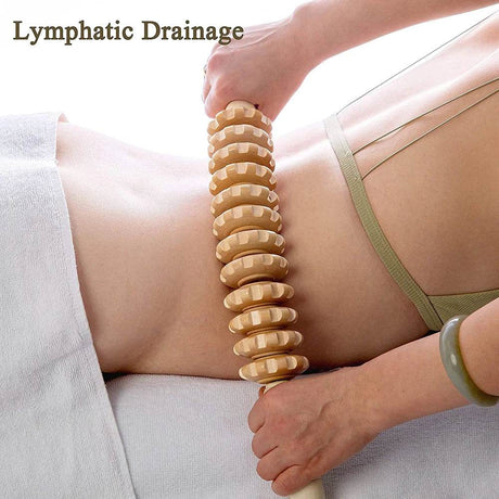 Wooden Bendable Manual Massage Roller Therapy Tool - FITPERT - Sleep Galleria