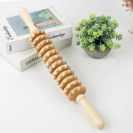 Wooden Bendable Manual Massage Roller Therapy Tool - FITPERT - Sleep Galleria