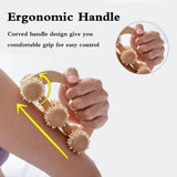Wooden Handheld Massage Roller For Deep Tissue Relief - FITPERT - Sleep Galleria