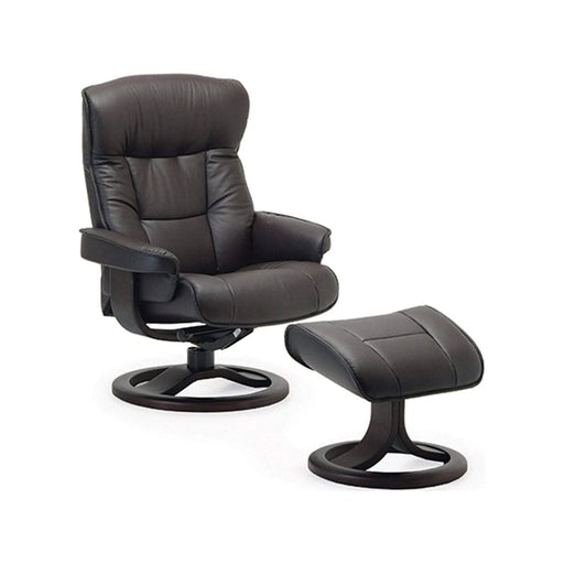 Fjords Stress Free Recliner Fjords® Bergen R Swivel Recliner and Ottoman