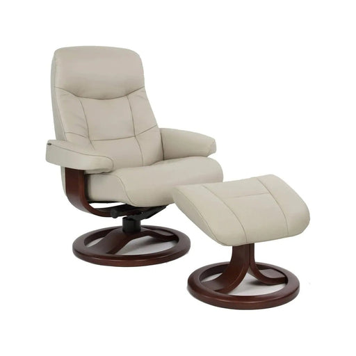 Fjords Stress Free Recliner Fjords® Muldal R Swivel Recliner and Ottoman