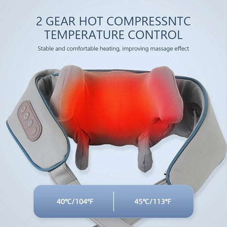 26W Brushless Motor Shoulder And Neck Massager Shawl - foreverlily - Sleep Galleria