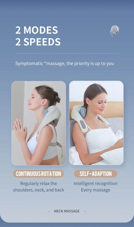 26W Brushless Motor Shoulder And Neck Massager Shawl - foreverlily - Sleep Galleria