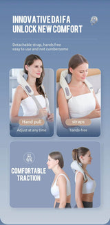 26W Brushless Motor Shoulder And Neck Massager Shawl - foreverlily - Sleep Galleria