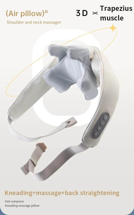 26W Brushless Motor Shoulder And Neck Massager Shawl - foreverlily - Sleep Galleria