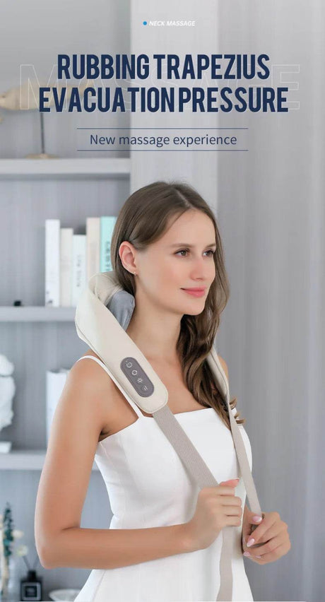 26W Brushless Motor Shoulder And Neck Massager Shawl - foreverlily - Sleep Galleria