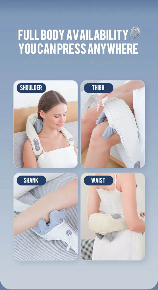 26W Brushless Motor Shoulder And Neck Massager Shawl - foreverlily - Sleep Galleria