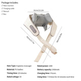 26W Brushless Motor Shoulder And Neck Massager Shawl - foreverlily - Sleep Galleria