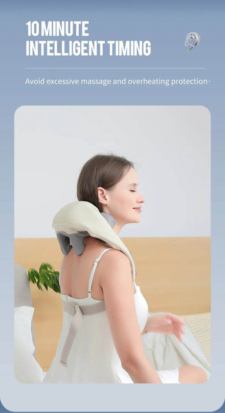 26W Brushless Motor Shoulder And Neck Massager Shawl - foreverlily - Sleep Galleria