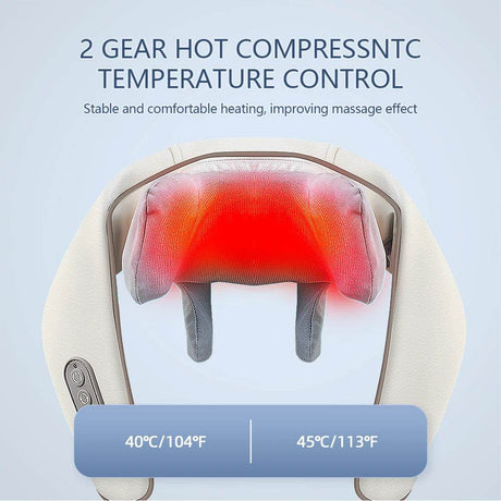 26W Brushless Motor Shoulder And Neck Massager Shawl - foreverlily - Sleep Galleria