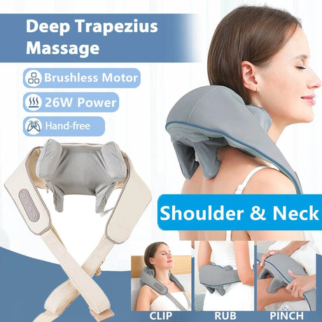 Powerful 26W Neck Shoulder Back Massager - foreverlily - Sleep Galleria