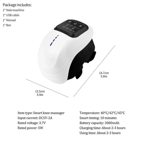 Smart Electric Knee Massager With Air Pressure Therapy - foreverlily - Sleep Galleria