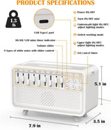 4 in 1 Bluetooth Speaker White Noise Sleep Aid Humidifier - Sleep Galleria