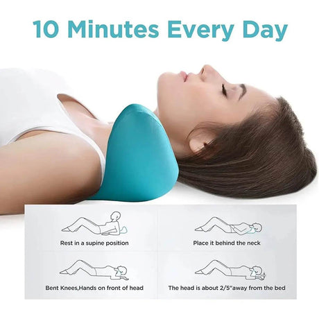 Ergonomic Cervical Traction Neck Pillow for Pain Relief - GLONXD - Sleep Galleria