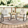 3-Piece Modern Outdoor Rocking Patio Furniture Set - Sleep Galleria