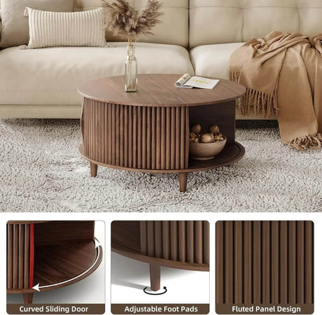 Mid Century Modern Lift Top Coffee Table - GUANGBAI - Sleep Galleria