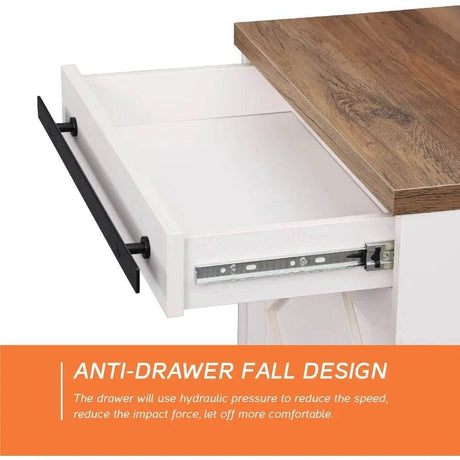 Set of 2 Farmhouse Rustic Brown Wood Nightstands - Sleep Galleria