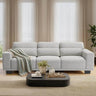 Modern Cotton Upholstered 3-Seater Living Room Sofa - Sleep Galleria