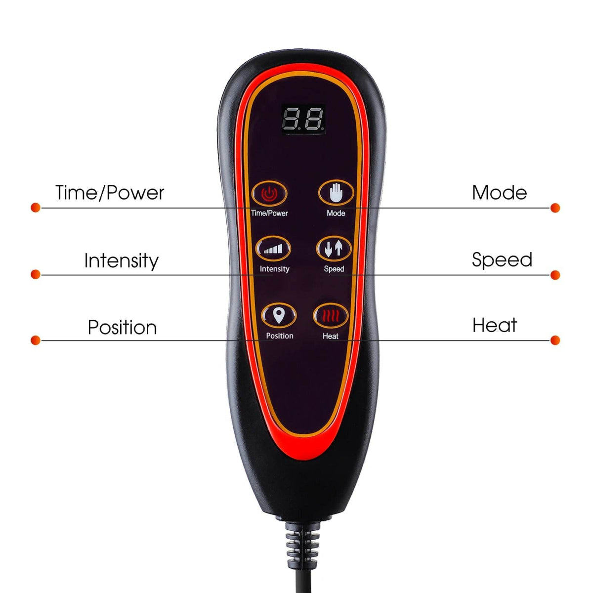 Electric Heating Back Waist Vibration Massage Pad - Hailicare - Sleep Galleria