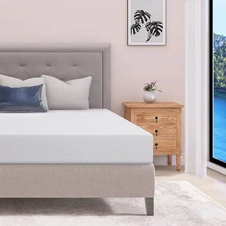 Medium 10-Inch Cooling Gel Green Tea Memory Foam Mattress - Sleep Galleria