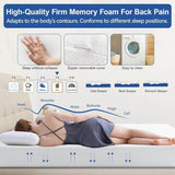 Medium 10-Inch Cooling Gel Green Tea Memory Foam Mattress - Sleep Galleria