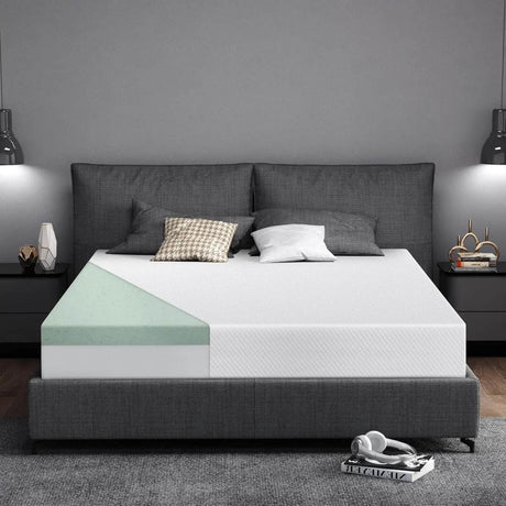 Medium 10-Inch Cooling Gel Green Tea Memory Foam Mattress - Sleep Galleria