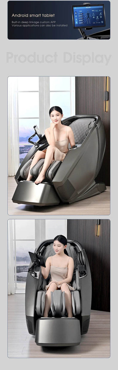 4D AI Voice Body Detection Zero Gravity Massage Chair - HEALTHFOREVER - Sleep Galleria