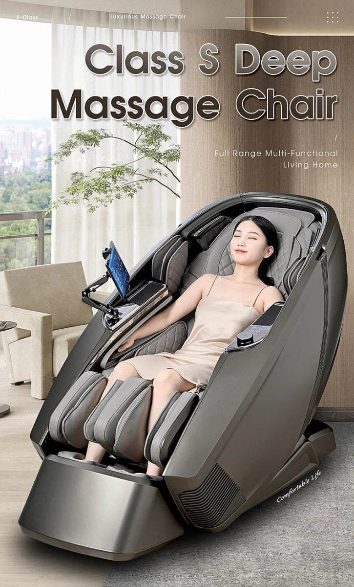4D AI Voice Body Detection Zero Gravity Massage Chair - HEALTHFOREVER - Sleep Galleria