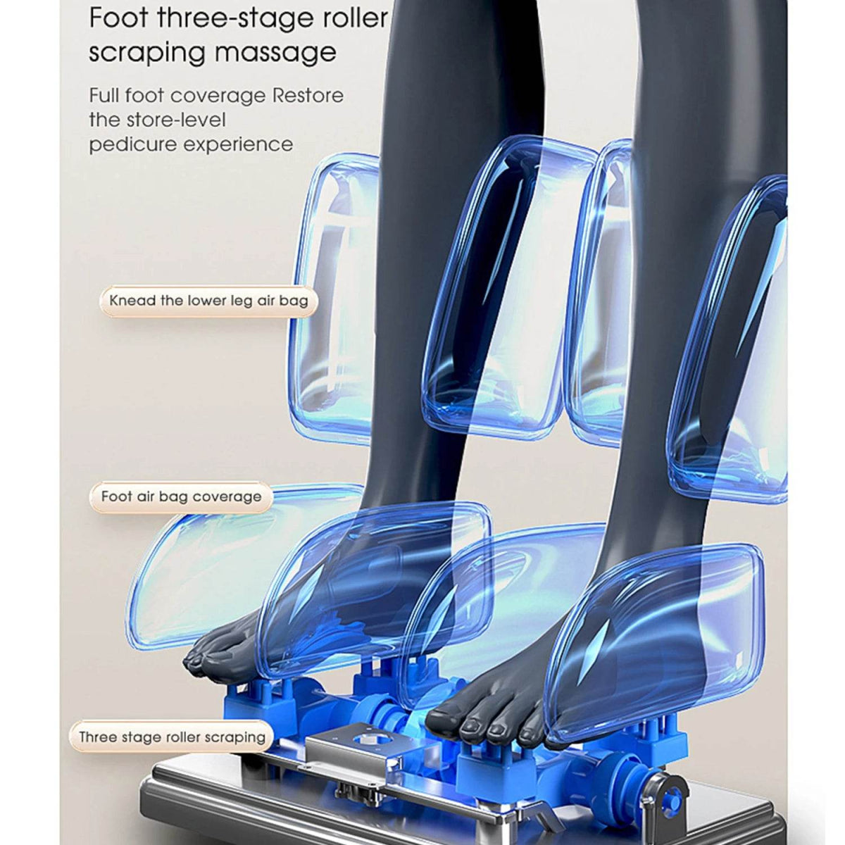 4D AI Voice Body Detection Zero Gravity Massage Chair - HEALTHFOREVER - Sleep Galleria