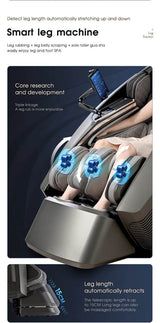 4D AI Voice Body Detection Zero Gravity Massage Chair - HEALTHFOREVER - Sleep Galleria