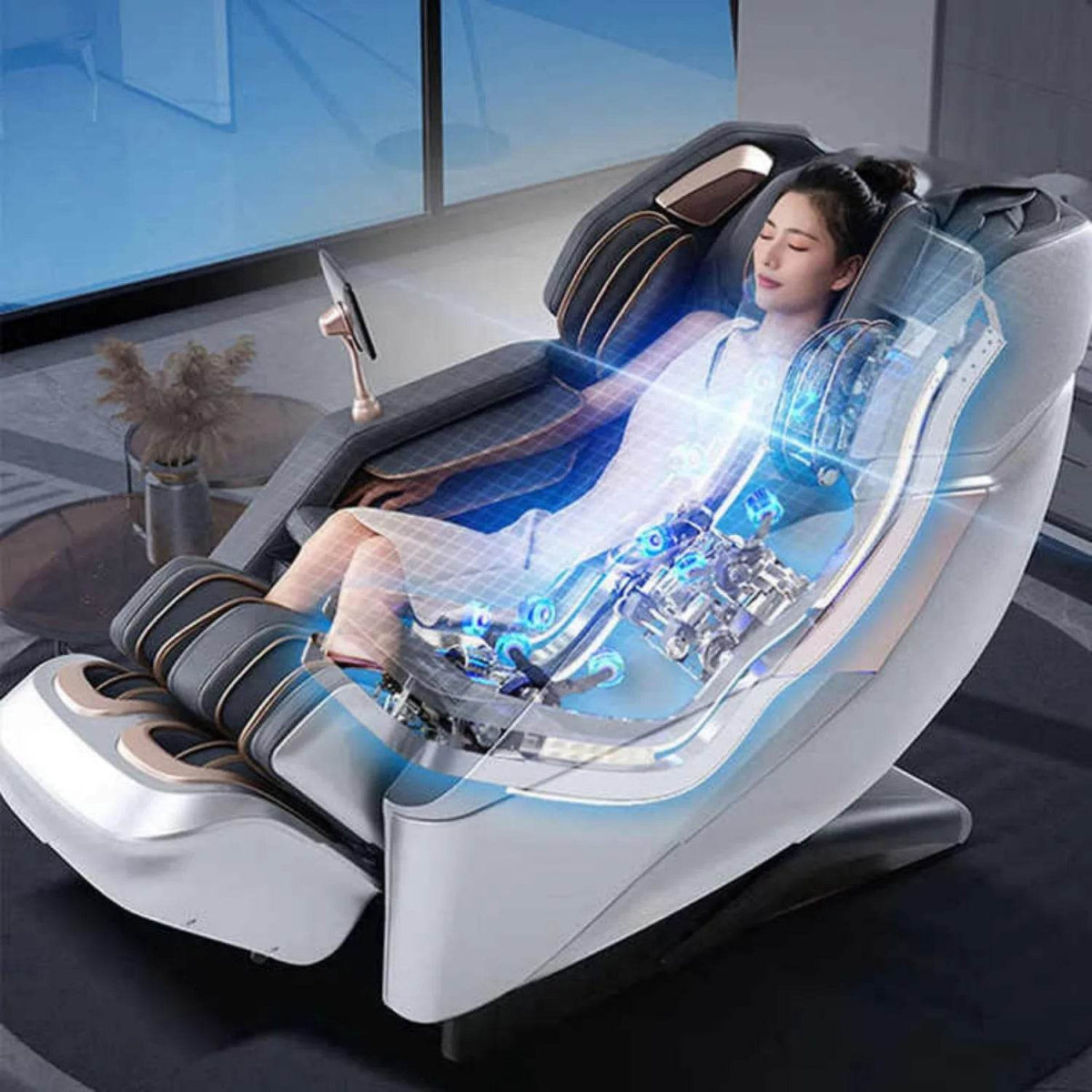 4D Zero Gravity Full Body Airbag Massage Chair - HEALTHFOREVER - Sleep Galleria